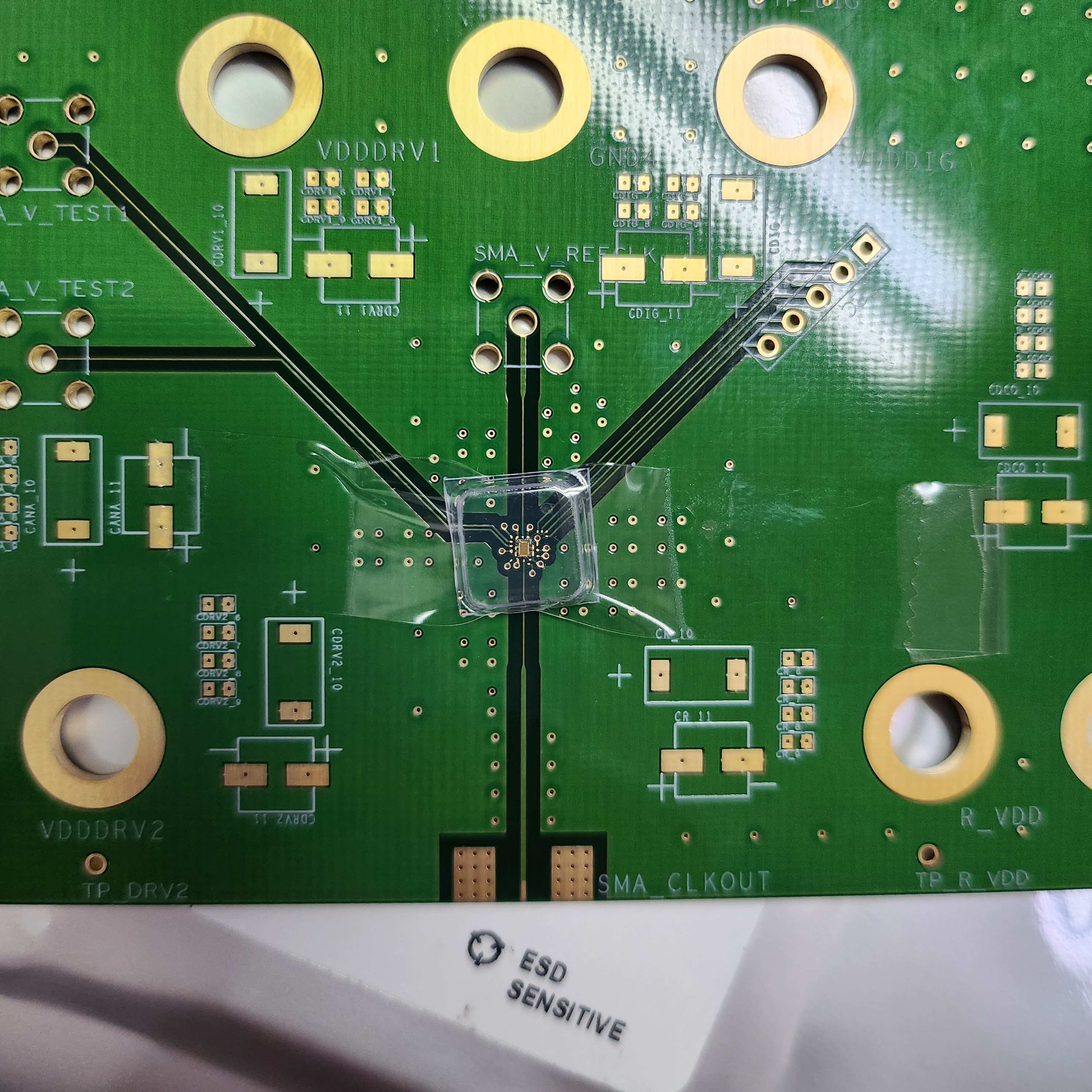ADPLL mounted on PCB